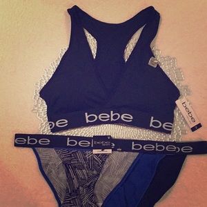 bebe Bra and Panty Set BNWT